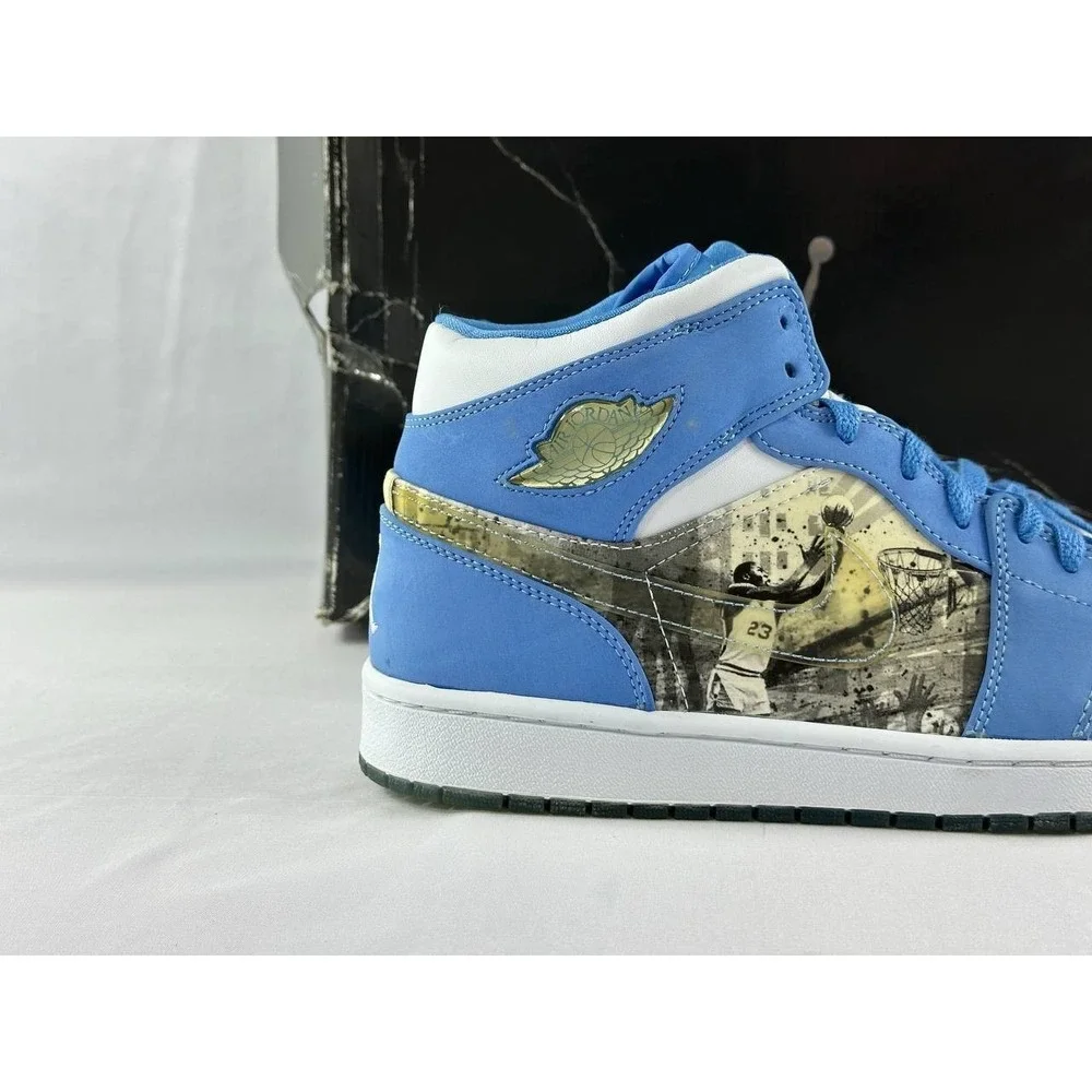 Nike Air Jordan 1 Retro Alpha 'White University Blue' 2007 316269-142 Size 12
